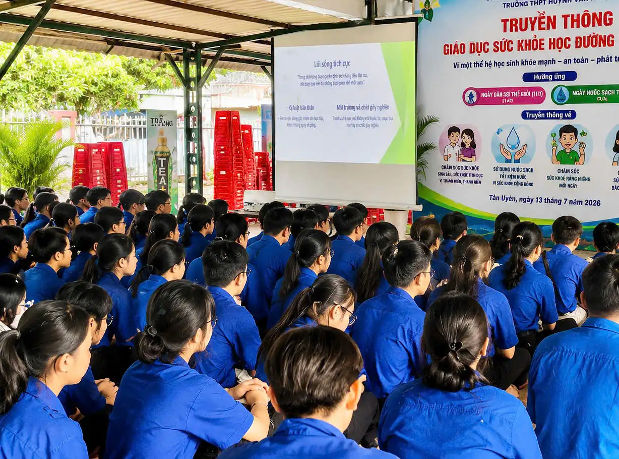 TRUYỀN THÔNG GIÁO DỤC SỨC KHỎE HỌC ĐƯỜNG – CHUNG TAY XÂY DỰNG THẾ HỆ HỌC SINH KHỎE MẠNH, AN TOÀN VÀ PHÁT TRIỂN TOÀN DIỆN