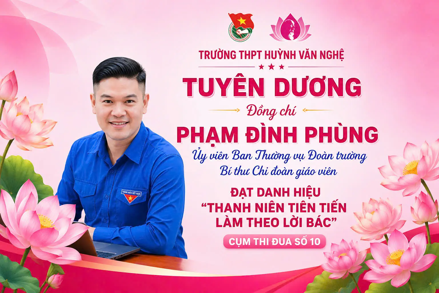 CHÚC MỪNG NIỀM TỰ HÀO TUỔI TRẺ THPT HUỲNH VĂN NGHỆ!