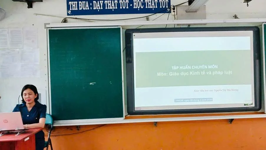 TẬP HUẤN CHUYÊN MÔN HÈ 2026 MÔN GIÁO DỤC KINH TẾ VÀ PHÁP LUẬT