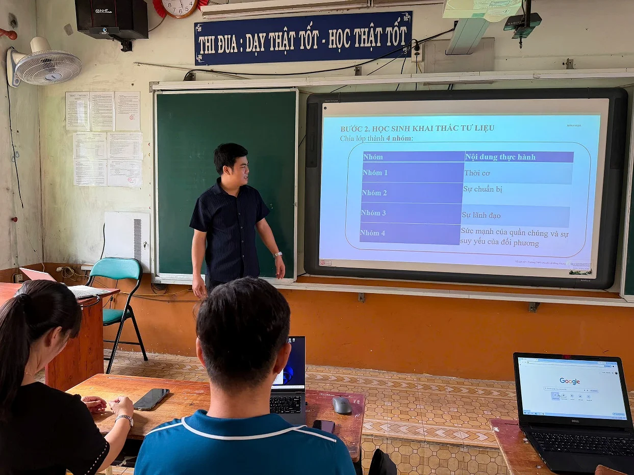 TRIỂN KHAI HOẠT ĐỘNG CHUYÊN MÔN HÈ MÔN LỊCH SỬ