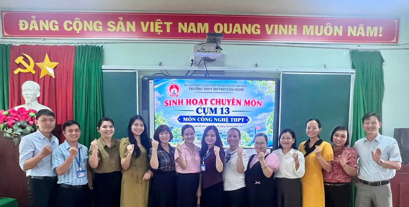 CỤM CHUYÊN MÔN 13 – MÔN CÔNG NGHỆ THPT TỔ CHỨC THÀNH CÔNG BUỔI SINH HOẠT CHUYÊN MÔN NĂM HỌC 2026 – 2027