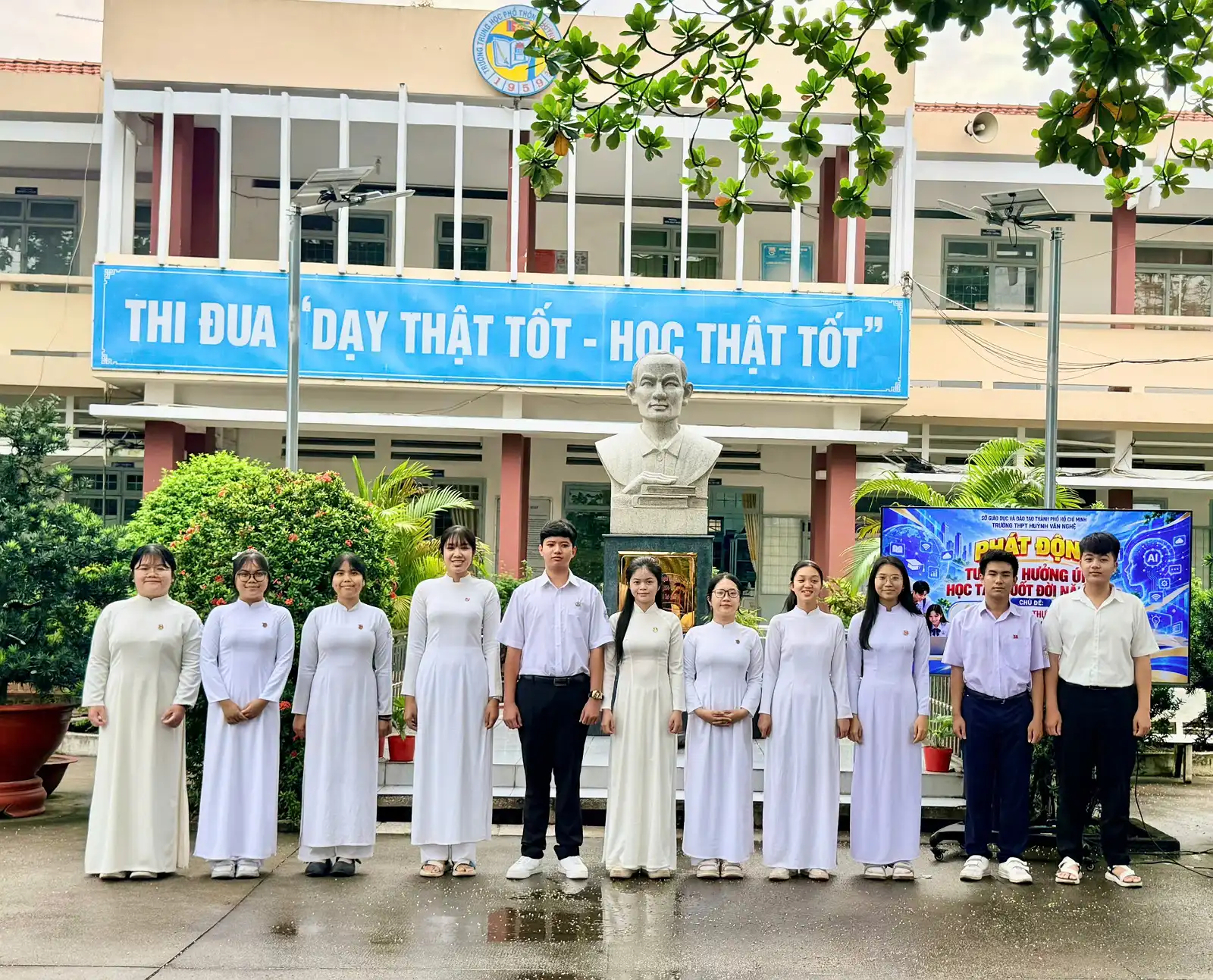 TRƯỜNG THPT HUỲNH VĂN NGHỆ PHÁT ĐỘNG TUẦN LỄ HƯỞNG ỨNG HỌC TẬP SUỐT ĐỜI NĂM 2026 – LAN TỎA TRI THỨC, KIẾN TẠO TƯƠNG LAI