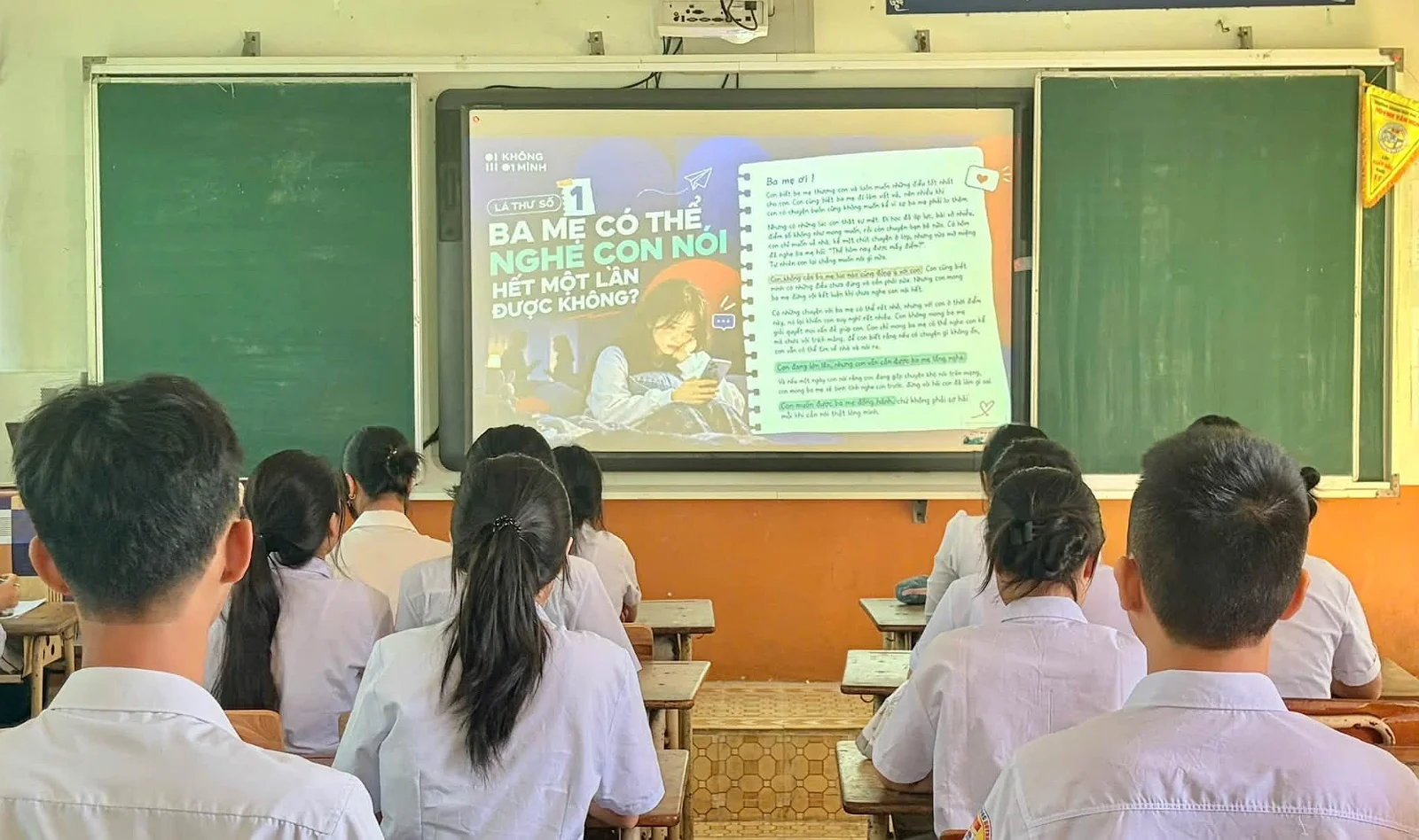 TRƯỜNG THPT HUỲNH VĂN NGHỆ HƯỞNG ỨNG CHIẾN DỊCH “KHÔNG MỘT MÌNH 2026 – KẾT NỐI KHÔNG TỔN THƯƠNG”