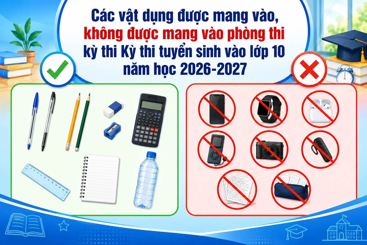 QUYẾT ĐINH Ban hành Quy chế tổ chức Kỳ thi tuyển sinh lớp 10 trung học phổ thông công lập năm học 2026-2027