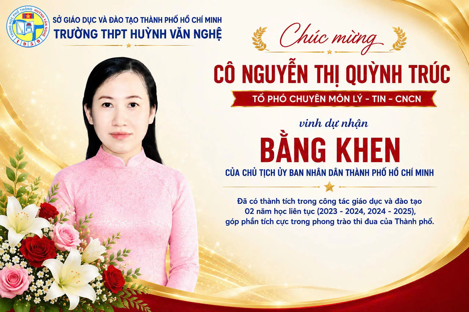 Trường THPT Huỳnh Văn Nghệ