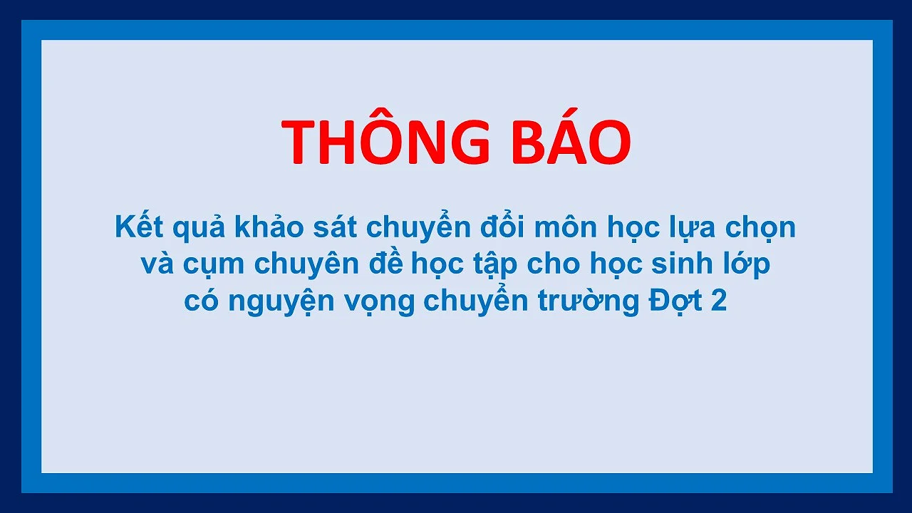 Trường THPT Huỳnh Văn Nghệ
