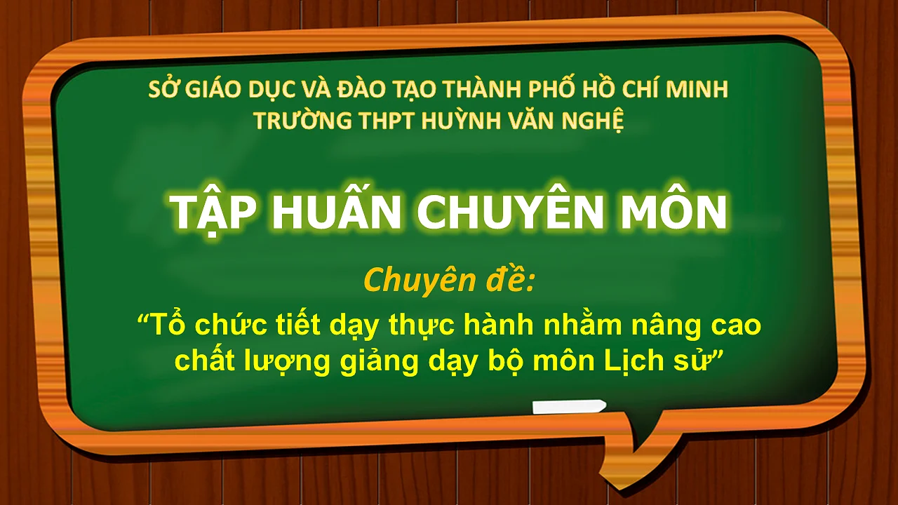 Trường THPT Huỳnh Văn Nghệ